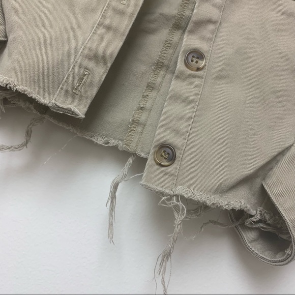 Mason Khaki Cropped Jacket - Picture 5 of 9